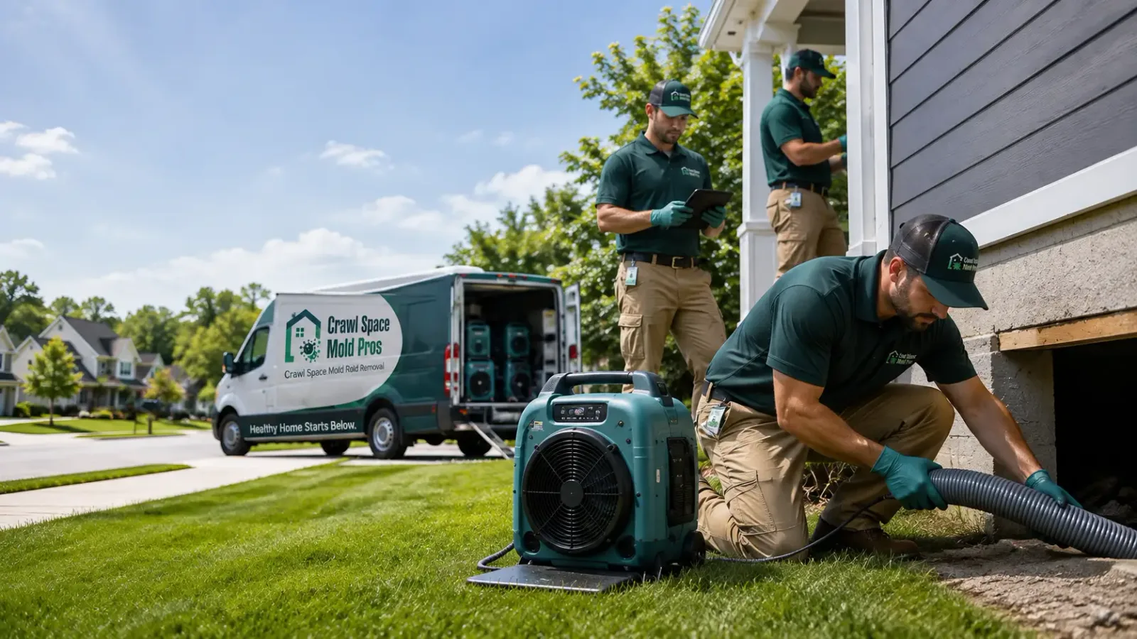 Crawl Space Mold Removal in Peconic, NY